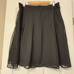 A-Line XL Black Skirt